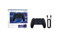 PlayStation Dualsense&amp;reg; Wireless Controller &amp;ndash; Midnight Black + Usb Cable for Pc