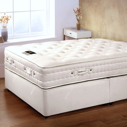 Woolroom Hebridean 3000 mattress on a divan bed