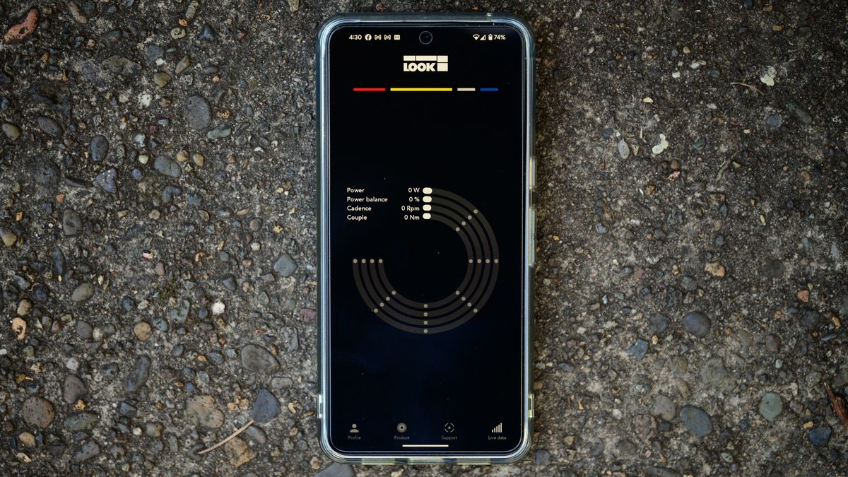 Look Keo Power Pedal app detail