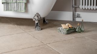 stone effect bathroom floor tiles