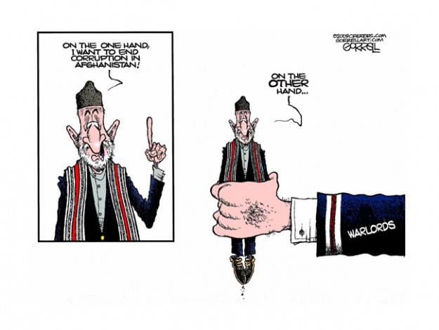 Karzai's tight position