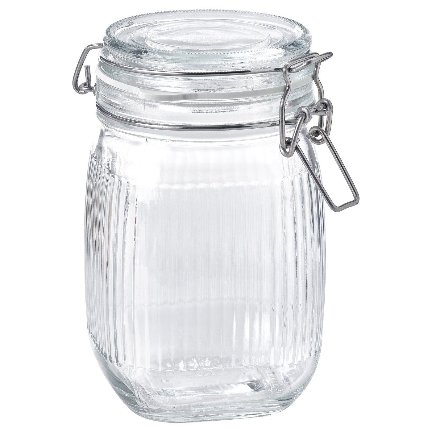 KÖssebÄr Jar With Lid - Clear Glass 1 L