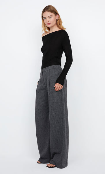 Shae Oversized Pant - Charcoal -
