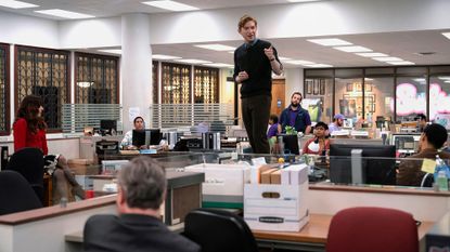 Domhnall Gleeson stars in 'The Paper,' a TV series created by Greg Daniels