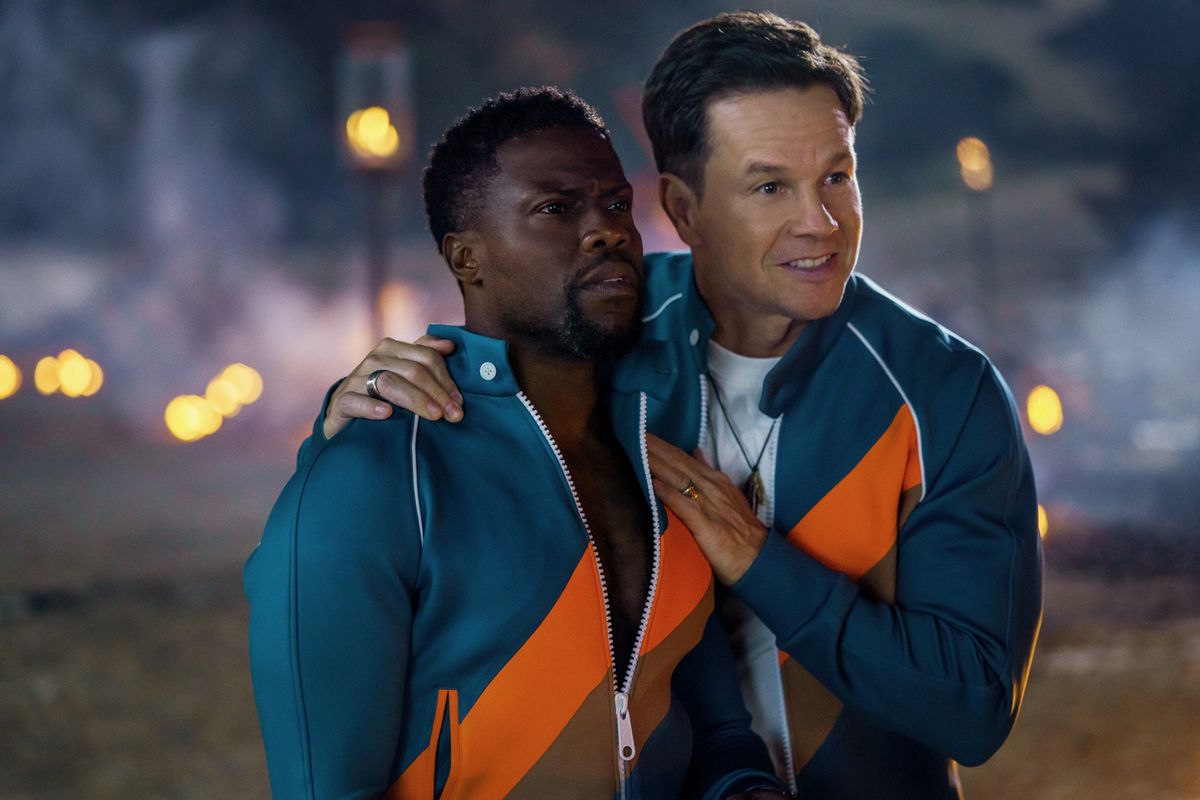  Kevin Hart as Sonny and Mark Wahlberg as Huck in Me Time