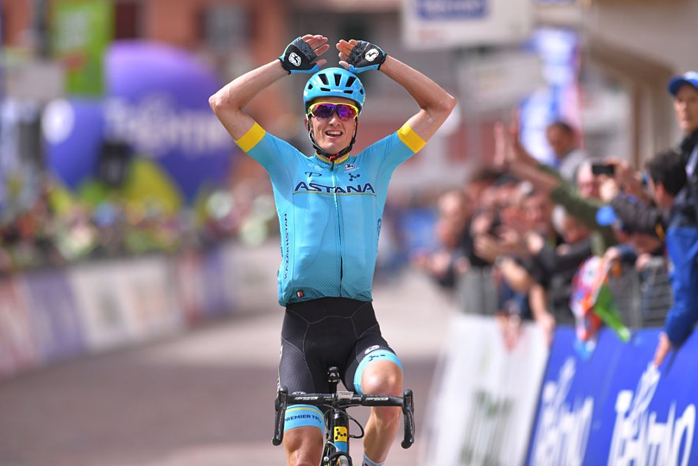 Pello Bilbao (Astana) wins stage 1 of the Tour of the Alps