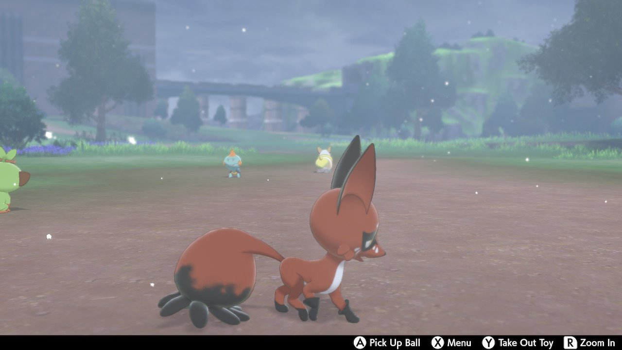 Press the X button to open the camping menu.