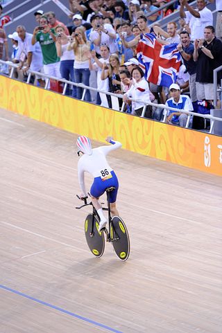 Bradley Wiggins celebrates Olympic Games 2008