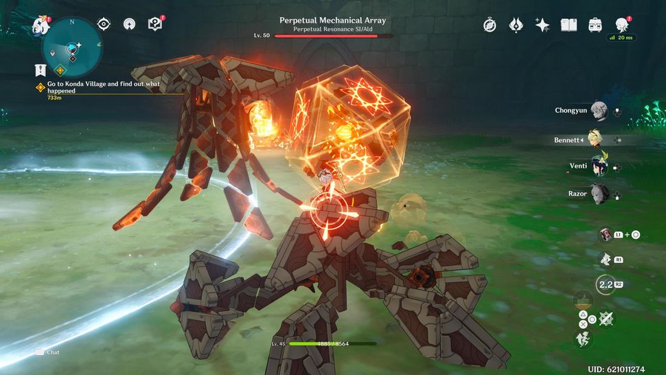 Genshin Impact How to unlock the Perpetual Mechanical Array boss