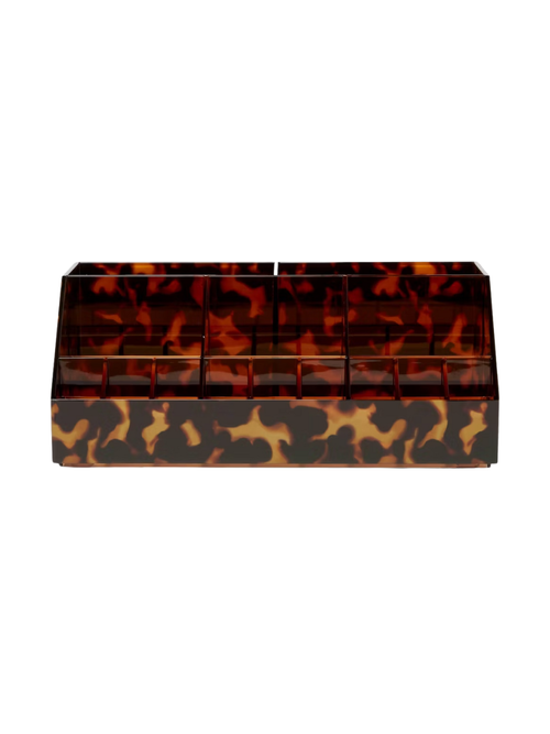 Leopard Print Makeup Organizer