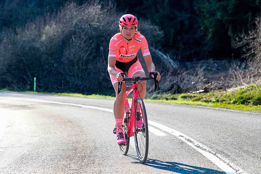 Boels Dolmans support breast cancer research with new pink kit at Amstel Gold