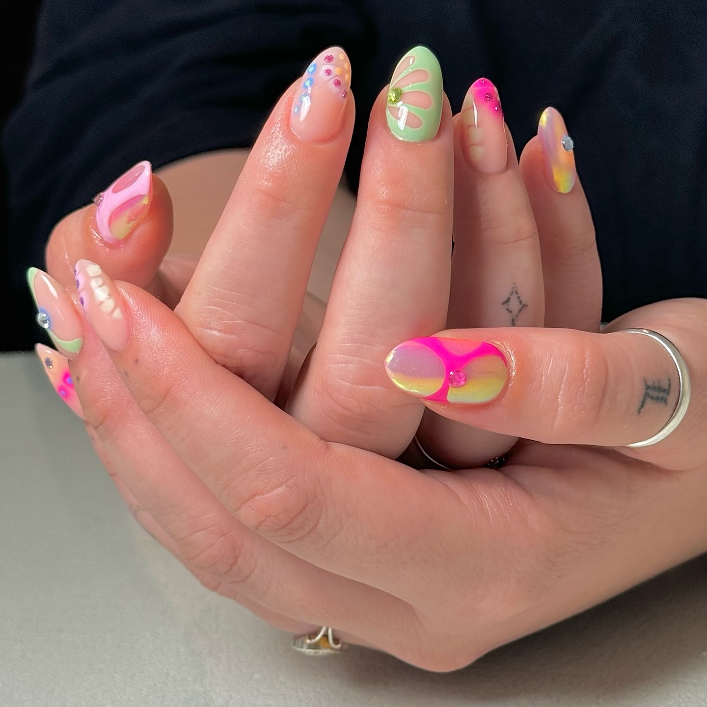 bright nail ideas