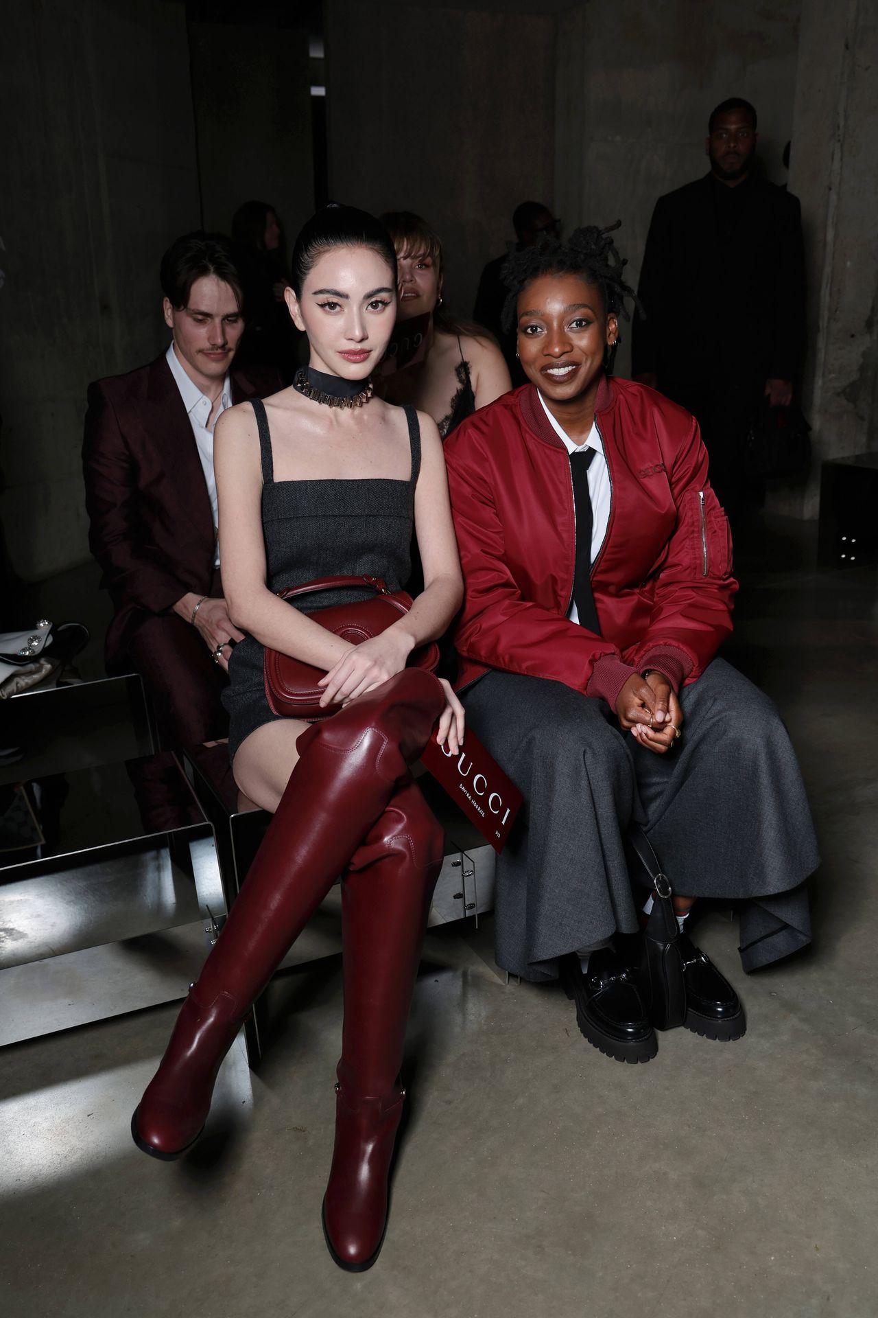 Davika 'Mai' Hoorne and Little Simz at Gucci Cruise 2025 show
