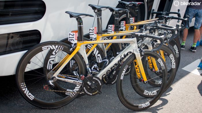 MTN-Qhubeka may be trying to get an unfair advantage through its chrome frames dazzling other riders