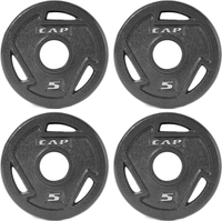 CAP Barbell Olympic Grip Weight Plate Collection: &nbsp;was $39.99, now $25.60 at Amazon