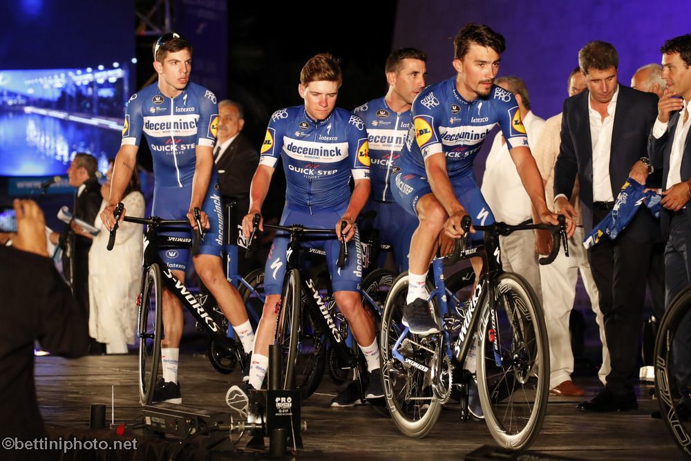 The Deceuninck-QuickStep on stage