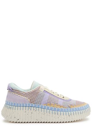 Nama Panelled Knitted Sneakers