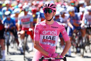Tadej Pogacar opts for pink on pink at Giro d’Italia to avoid the wrath of the UCI