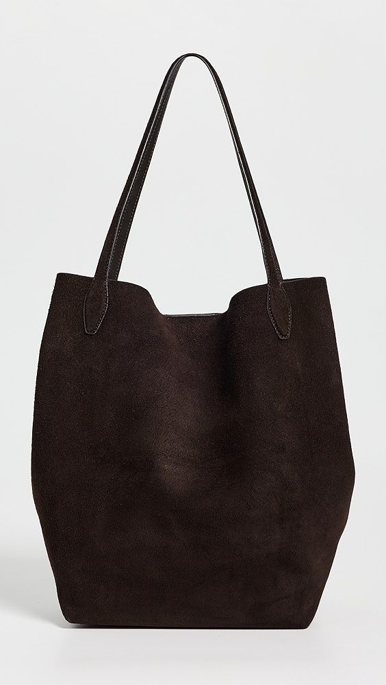 Madewell the Oversized Shopper Tote in Suede