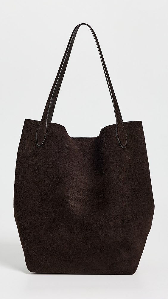 Madewell the Oversized Shopper Tote in Suede