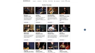 ArtistWorks guitar lesson screen grabs
