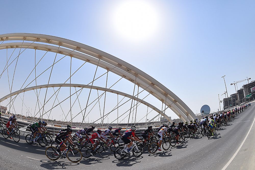 The peloton Abu Dhabi Tour