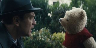 Christopher Robin Ewan McGregor Staring At Winnie The Pooh