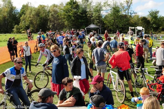 The Catamount Family Center was packed with avid cyclocross racers and fans today