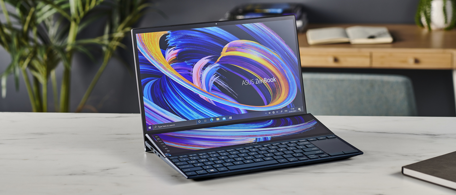 ASUS ZenBook Duo 14 UX482 review - the ScreenPad Plus is on steroids