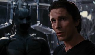 Bruce Wayne in the Batcave