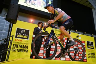 Chris Froome at the countdown to the 2023 Saitama Criterium