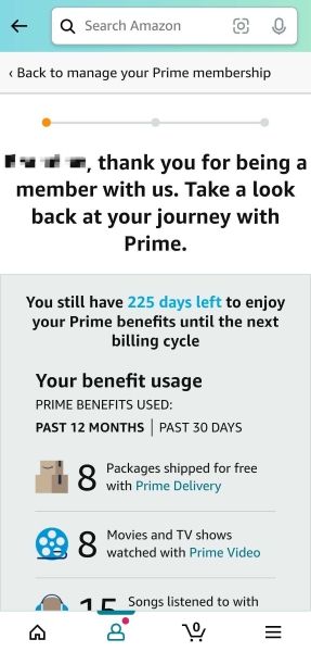 Canceling Amazon Prime