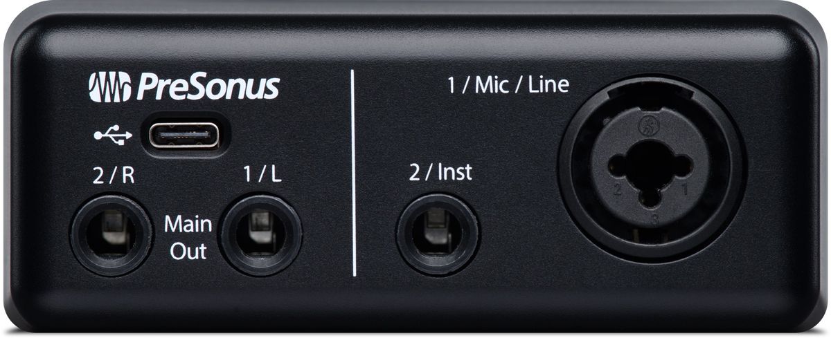 PreSonus AudioBox GO rear