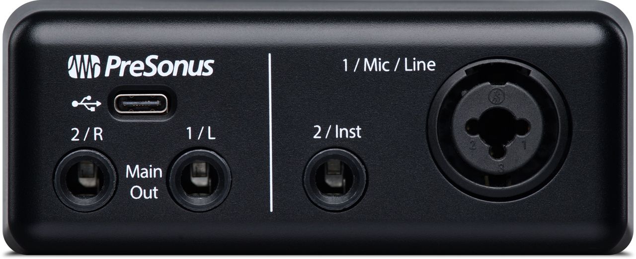PreSonus AudioBox GO rear