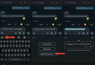 Steps to use Spelling and grammar in Chat Assist for S24