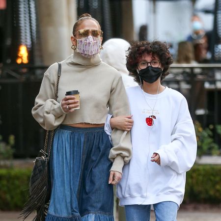Jennifer Lopez and child Emme