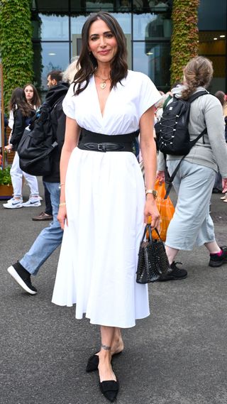 LONDON, ENGLAND - JULY 03: Lauren Silverman attends day three of the Wimbledon Tennis Championships at the All England Lawn Tennis and Croquet Club on July 03, 2024 in London, England. (Photo by Karwai Tang/WireImage)