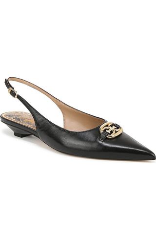 Aggie Pointed Toe Slingback Flat