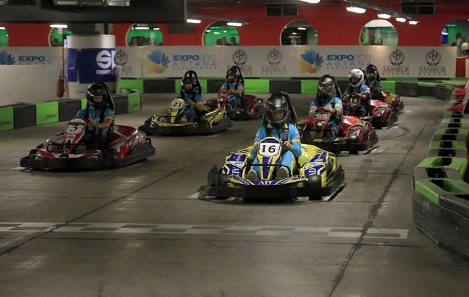 The starting grid