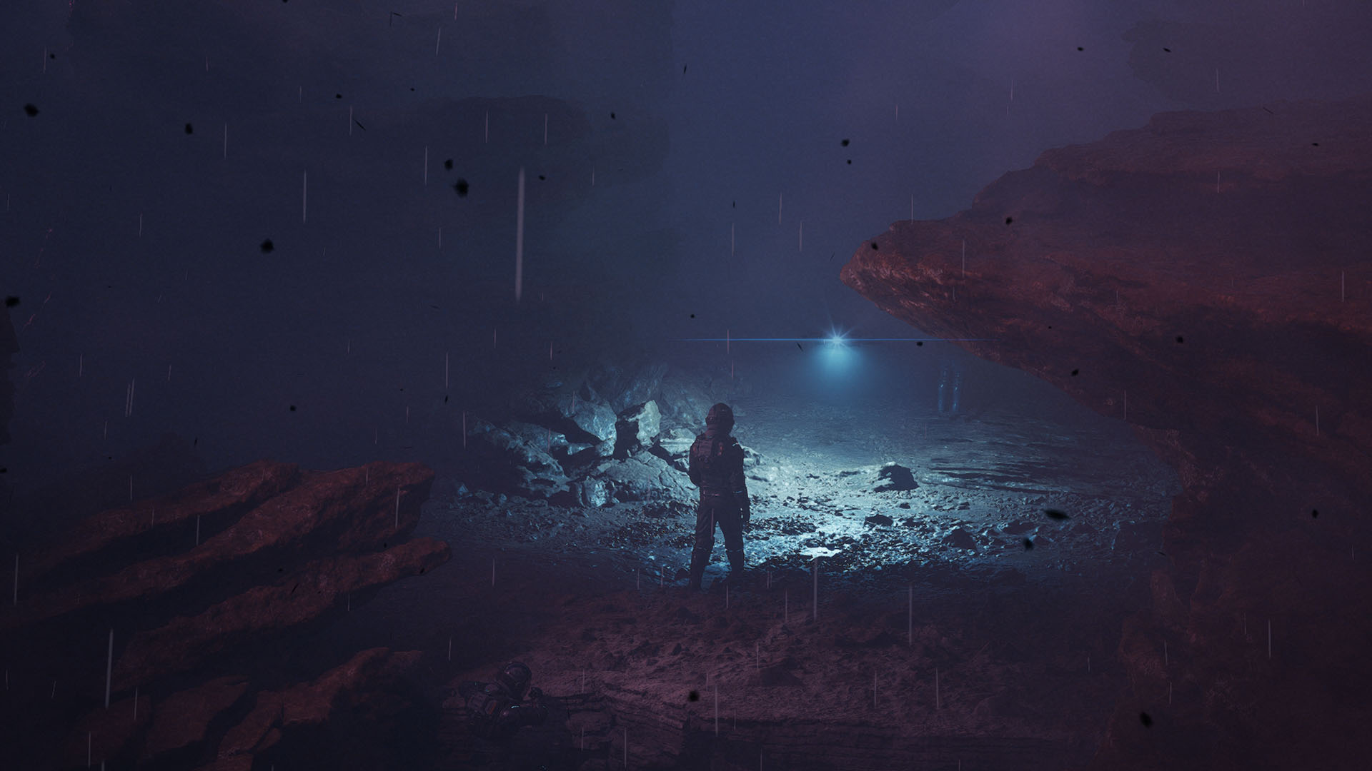Screenshot from the 2026 space horror game "Directive 8020".