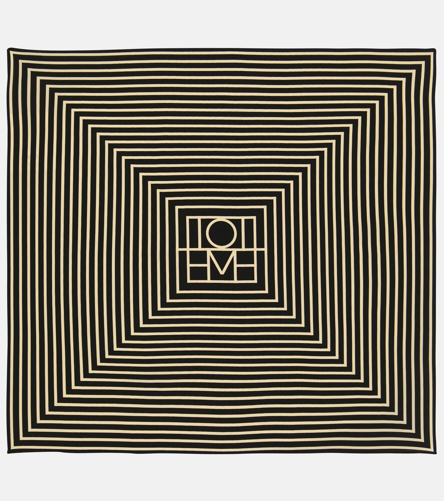 Logo Silk Scarf