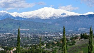 View of Mount Baldy, California