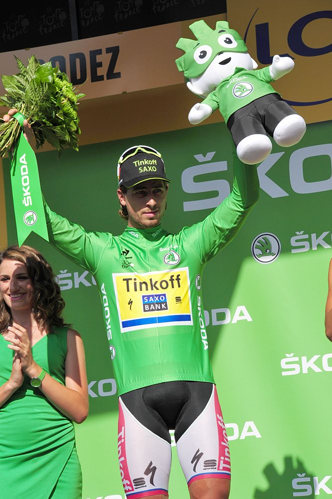 Peter Sagan (Tinkoff-Saxo) extended his lead in the points classification