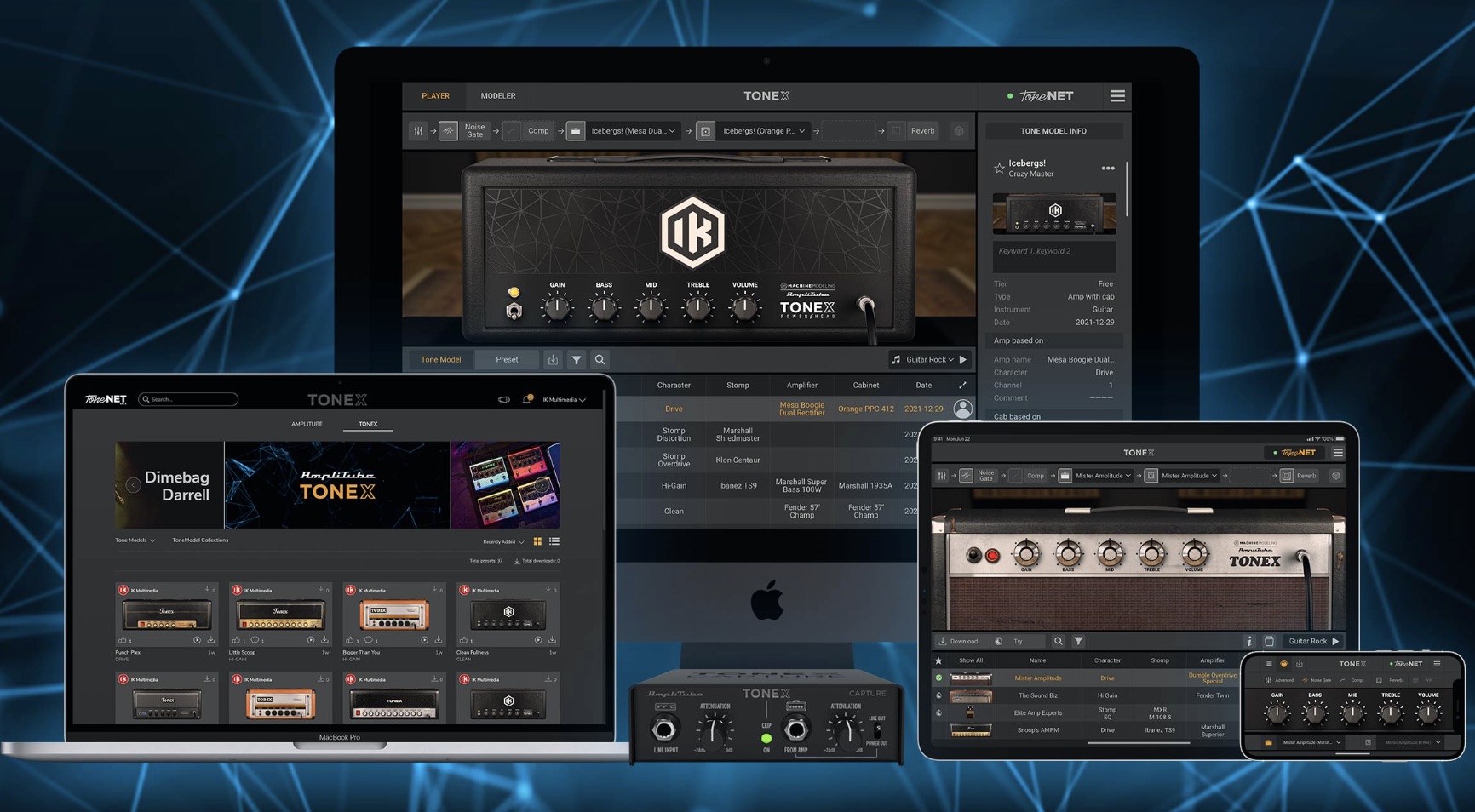 Model your gear and turn it into a plugin with IK Multimedia’s new AmpliTube Tonex software