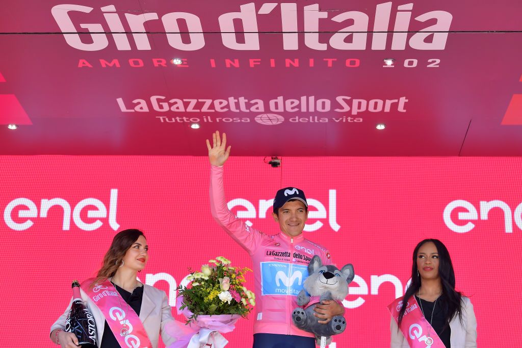Carapaz has all but sealed pink