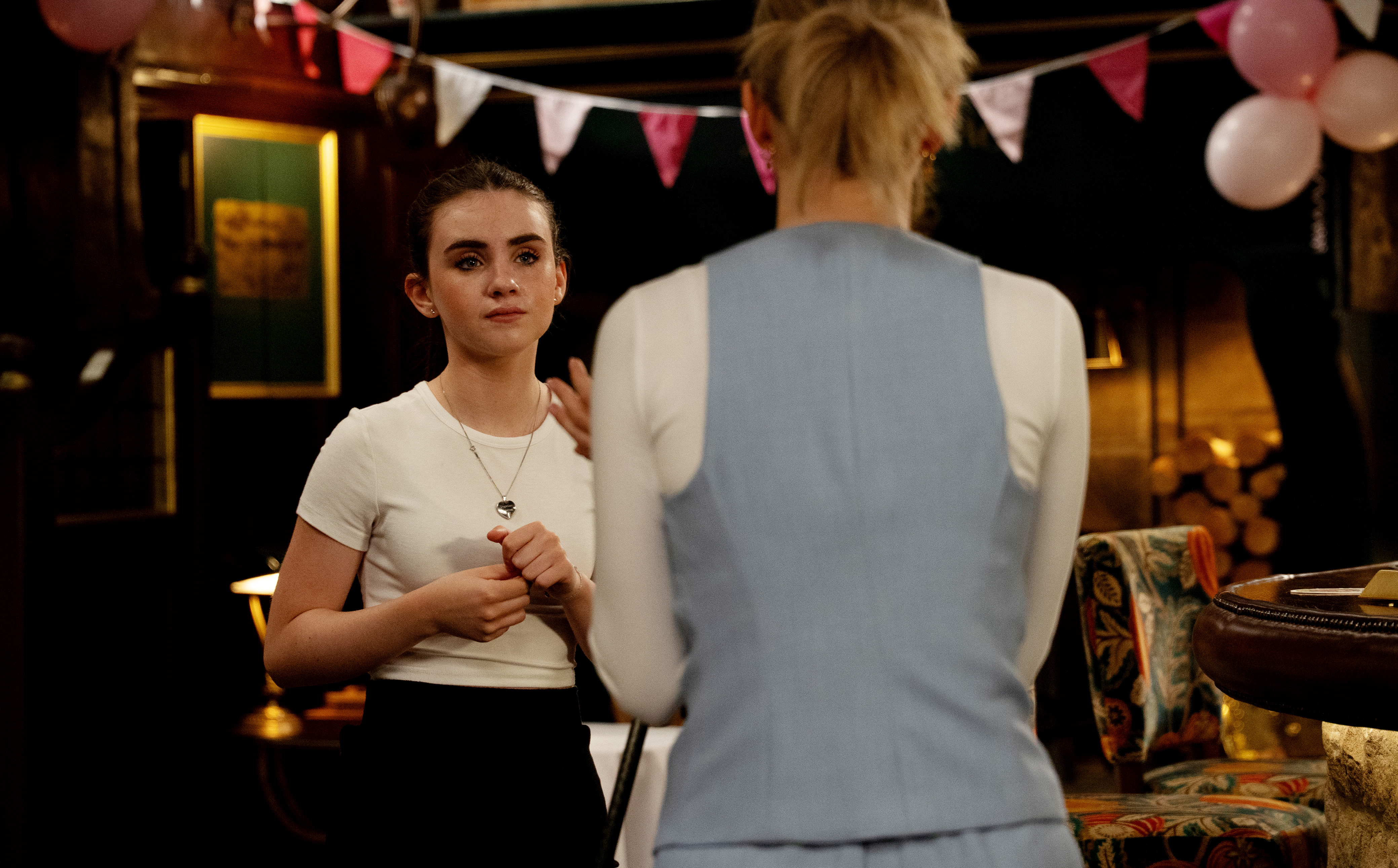 Belle gives April a summer job at Take A Vow