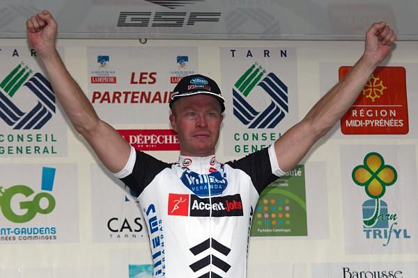 Stefan Van Dijk (Verandas Willems) took the stage and race lead.