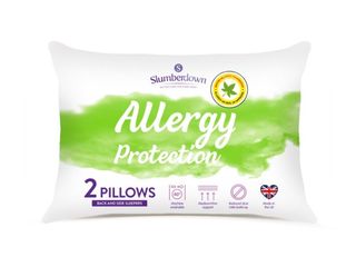 Slumberdown Allergy Protection pillow packaging