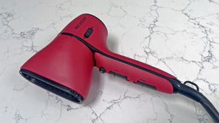 Revlon Airflow Control Dryer on reviewer's dressing table