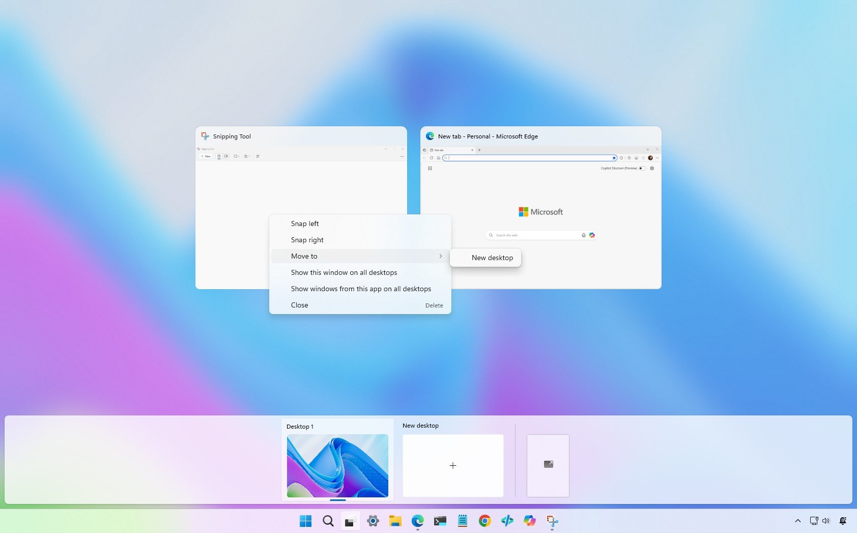 Windows 11 Virtual Desktops